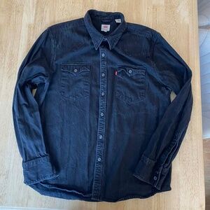 Levi's black jean jacket